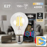 Лампа светодиодная Эра E27 15W 4000K F-LED A60-15W-840-E27 Б0046983