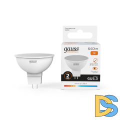 Лампа светодиодная Gauss GU5.3 9W 3000K матовая 13519