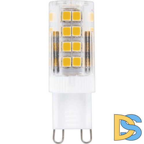Лампа светодиодная Feron G9 5W 2700K Прямосторонняя Матовая LB-430 25636