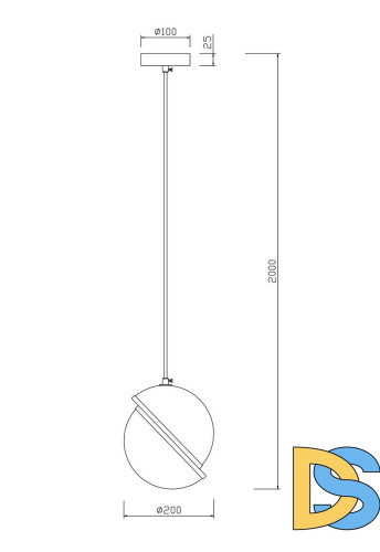 Подвесной светильник Freya Element FR5181PL-01CH