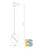 Подвесной светильник Freya Element FR5181PL-01CH