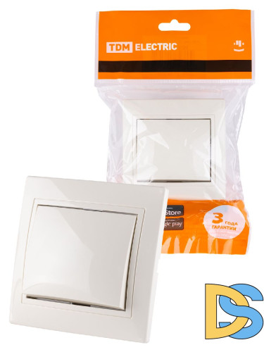 Выключатель одноклавишный Таймыр TDM Electric SQ1814-0101