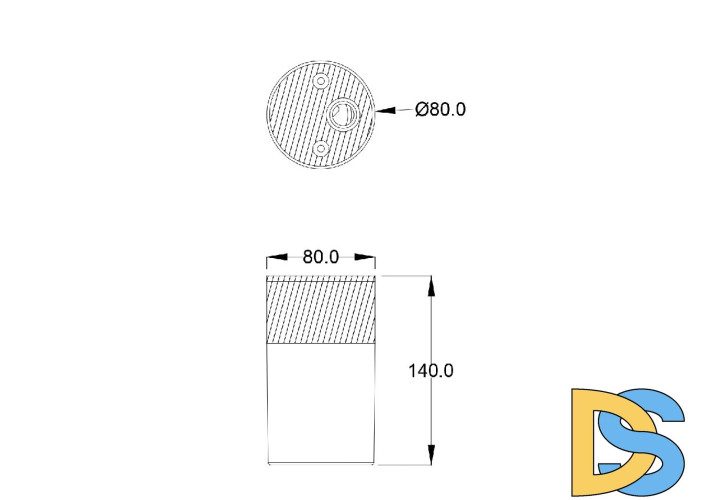 Уличный потолочный светильник Maytoni Willis O418CL-01B