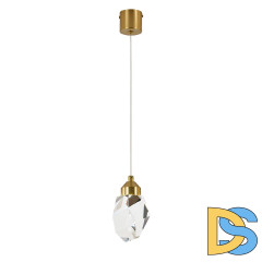Подвесной светильник Indigo Cristallo 12053/1P Brass V000132L