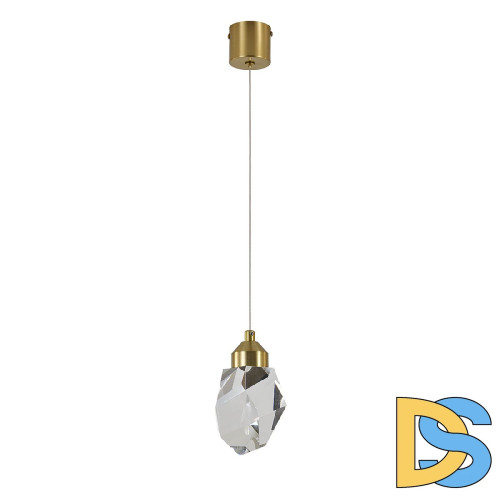 Подвесной светильник Indigo Cristallo 12053/1P Brass V000132L