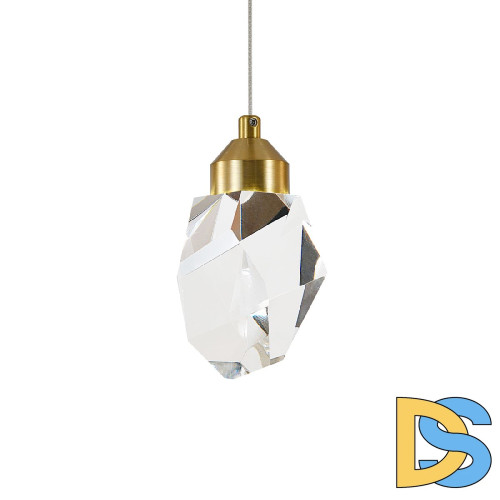 Подвесной светильник Indigo Cristallo 12053/1P Brass V000132L
