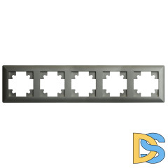 Рамка пятиместная Stekker PFR00-7005-06 Катрин 39811