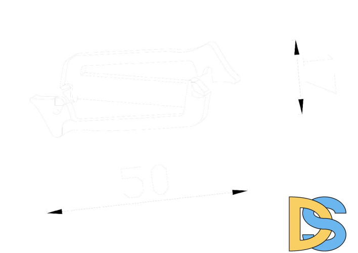 Заглушка для токопроводящего ремня Divinare Decorato D253206