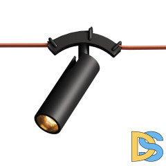 Трековый однофазный светильник Denkirs Belty spot DK5546-BK