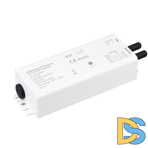 Диммер Arlight SMART-PWM-104-72-SH-WP-SUF (12-36V, 4x5A, IP67, 2.4G) 046519