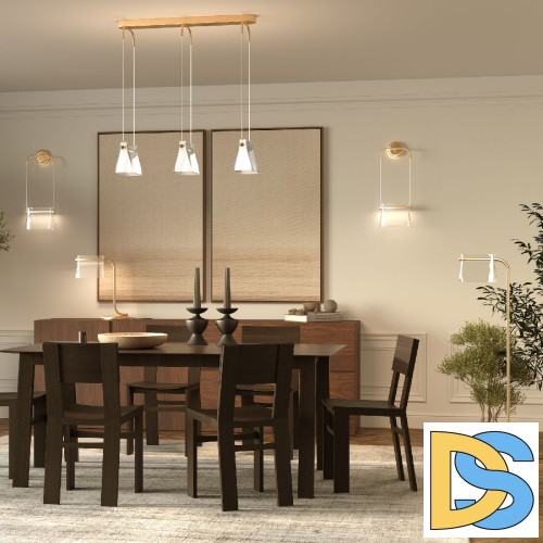 Подвесной светильник Maytoni Cabaret MOD170PL-L24BS3K