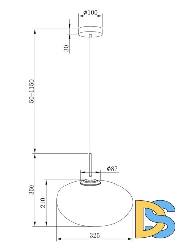 Подвесной светильник Maytoni Roca MOD004PL-L5S3K