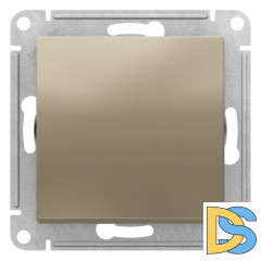 Выключатель одноклавишный проходной Schneider Electric Atlas Design ATN000561