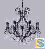 Подвесная люстра Crystal Lux Magnifico SP13 Black/Transparent