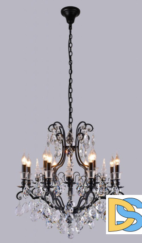 Подвесная люстра Crystal Lux Magnifico SP13 Black/Transparent