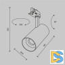 Трековый трехфазный светильник Maytoni Focus Led TR197-3-30WCCT-M-W