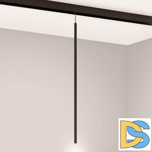 Трековый магнитный светильник Arlight MAG-ORIENT-SPOT-HANG-L600-R12-2W Warm3000 (BK, 20 deg, 48V) 044502