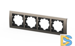 Рамка четырехместная ELBI Zena Platin 500-073000-228