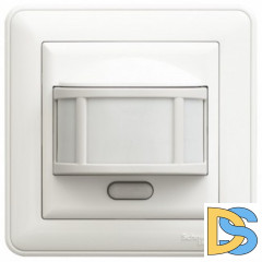 Датчик движения 2300Вт с ручн.упр. 3-х проводная схема, реле, Белый, серия Wessen 59, Schneider Electric