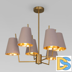 Люстра на штанге Eurosvet Topanga 60173/6 латунь a069017