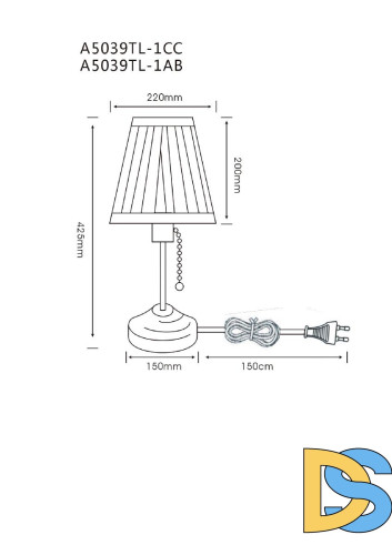 Настольная лампа Arte Lamp Marriot A5039TL-1CC