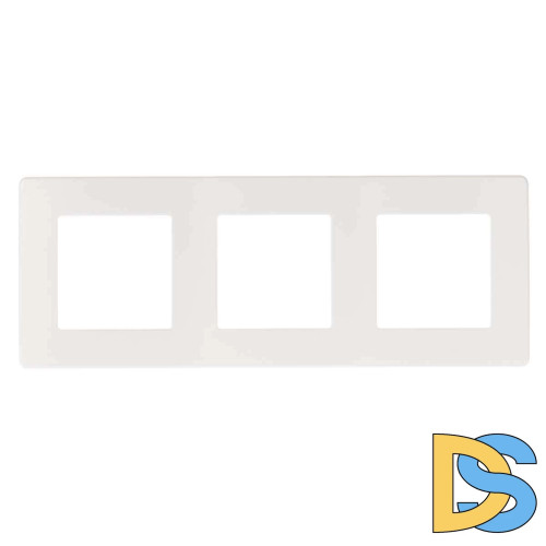 Рамка 3-постовая ЭРА 12 сатин белый 12-5103-01 Б0052519