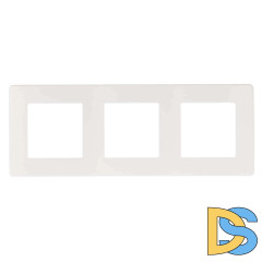 Рамка 3-постовая ЭРА 12 сатин белый 12-5103-01 Б0052519