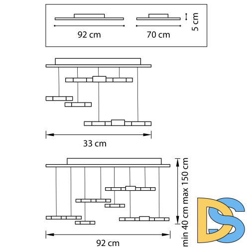 Подвесной светодиодный светильник Lightstar Favo 750262
