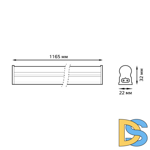 Мебельный светильник Gauss TL TL007