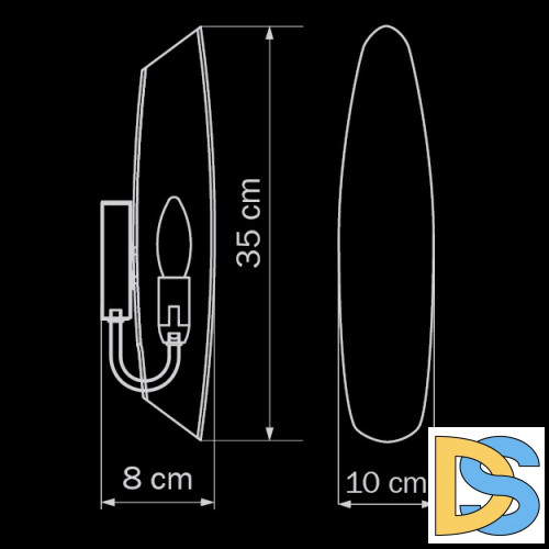 Настенный светильник Lightstar Dissimo 803600
