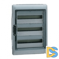 Legrand (Легранд). Щиток Plexo на 36 модуля (Плексо) - IP 65 - IK 09 - 3 ряда - 90 А - 12 модулей 601983