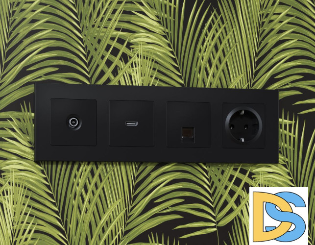 Лицевая панель для HDMI розетки Ambrella Volt Alfa AP8140