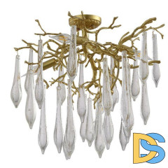 Потолочная люстра Crystal Lux Reina PL5 D600 Gold Pearl