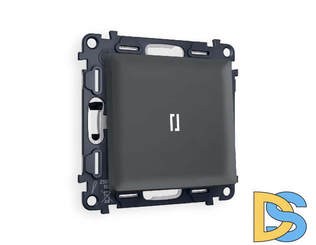 Комплект механизма 1-кл выключателя с подсветкой Ambrella Volt Alfa MA902015