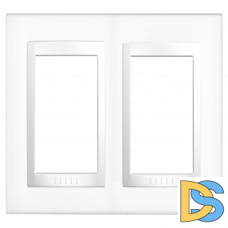 Рамка 2-ая (двойная), Белый, серия Unica, Schneider Electric
