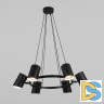 Подвесная люстра Eurosvet Splay 70147/6 черный a062033