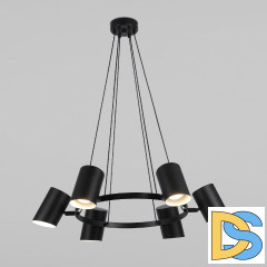 Подвесная люстра Eurosvet Splay 70147/6 черный a062033