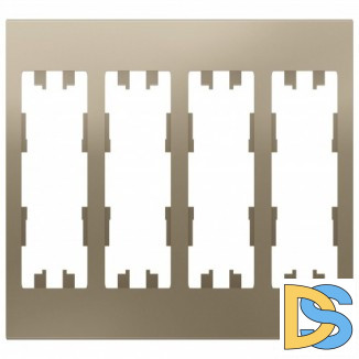 Рамка 4-ая (четверная), Шампань, серия Atlas Design, Schneider Electric