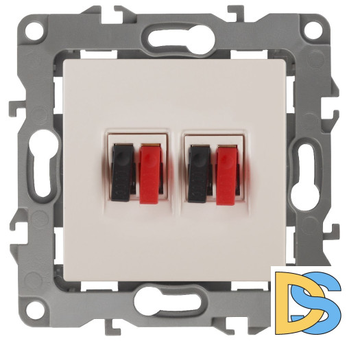 Розетка аудио двойная Эра 12-3112-02 Б0027462