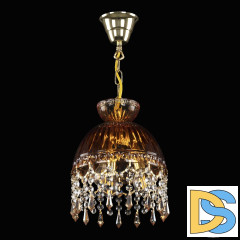 Подвесной светильник Bohemia Ivele Crystal 5478/22 G Amber/M-1G Drops K721