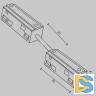 Коннектор питания прямой гибкий Maytoni Technical Magnetic track system Exility Accessories for tracks Exility TRA034CPC-42W-5-1