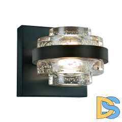 Бра Delight Collection MD22030002 MB22030002-1A black/clear