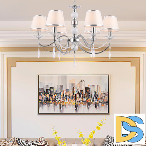 Подвесная люстра Arte Milano 342109/6 CR+LWT