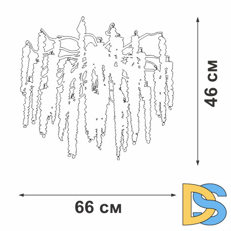 Потолочная люстра Vitaluce V28550-8/7PL