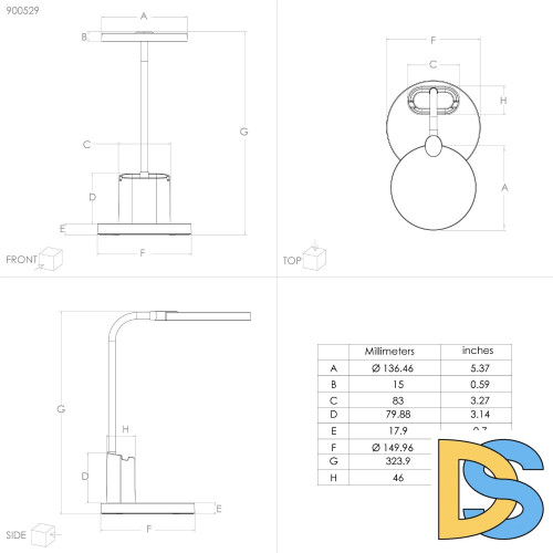 Настольная лампа Eglo Brolini 900529
