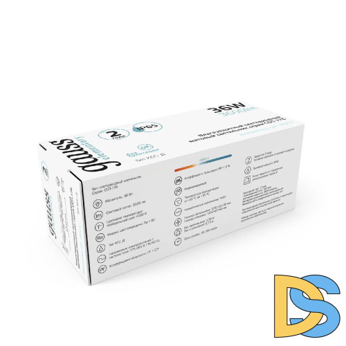 Настенно-потолочный светодиодный светильник Gauss ССП-176 Elementary 864225236