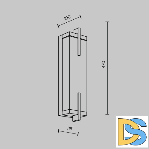 Настенный светильник Modestyle MS.107.470