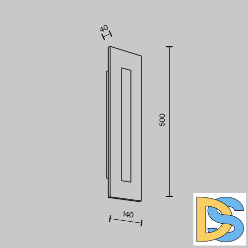 Настенный светильник Modestyle MS.213.500 BS