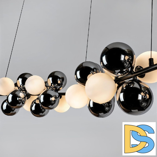 Подвесная люстра Modestyle MS.8055.12 BK