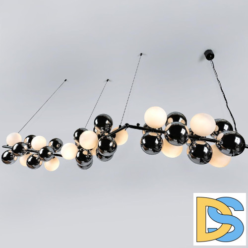 Подвесная люстра Modestyle MS.8055.12 BK